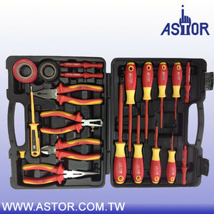 Juego de 20 Herramientas de Mano con Destornilladores y Alicates Aislados VDE de 1000V - Product Image 2