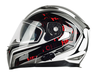 Casco de la motocicleta con Bluetooth auricular intercomunicador para motocicleta bluetooth casco de la motocicleta - Product Image 1