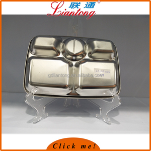 24.5x17.5x3.3 cm Amazon artículo vendedor superior de acero inoxidable Niños lunch box, lonchera de acero inoxidable - Product Image 3
