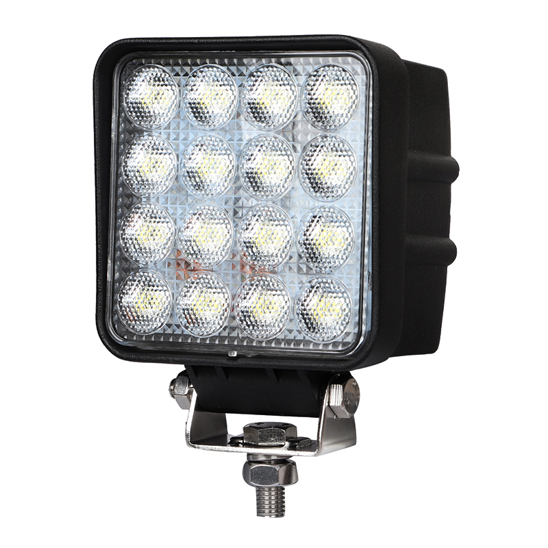 Best Quality Super Bright New Design square 12v 4.3inch 48w Heavy Duty Led Work Light Truck with EMC
