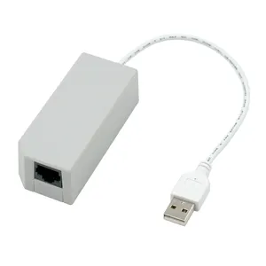 USB Lan Adapter For Wii U for Wii Gray