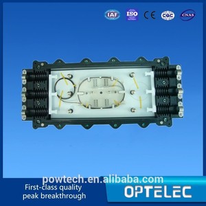3in / <span class=keywords><strong>3de</strong></span> splitter type Horizontal en plastique fibers optiques boîte de jonction / fiber optique d'épissage fermeture - Product Image 2