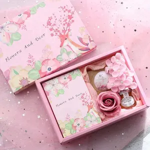 Vendita all'ingrosso regalo set estetica-Cocostyles su misura super hot esteta da sogno rosa floreale set regalo scatola regalo per le donne sorpresa di natale di san valentino presente