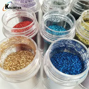 Kolortek Bubuk Glitter Ruffles, Glitter Kosmetik Ramah Lingkungan