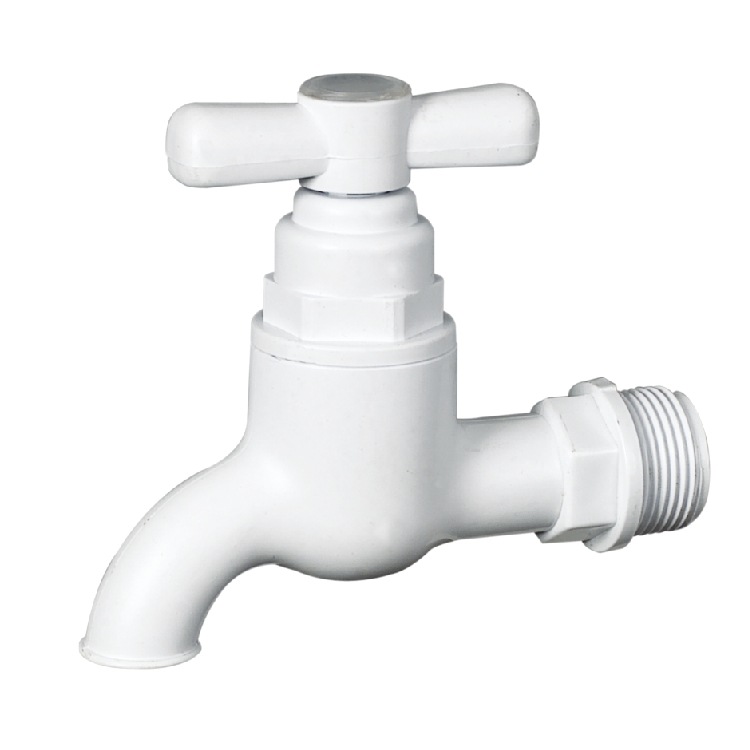 ERA BSPT/NPT PN10 поставка с завода, пвх трубный фитинг, кран Bibcock, кран, пластиковые белые клапаны