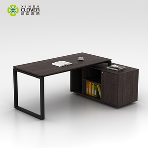 Metal Frame Manager <strong>Desk</strong> Table Modern Luxury Office Furnture <strong>L</strong> <strong>Shape</strong> Executive <strong>Desk</strong> - Product Image 2