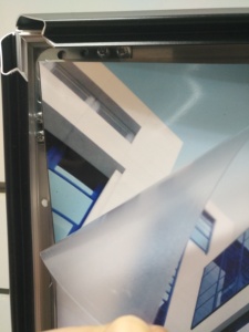 Khung Nhôm Poster A4 Bột Treo Tường Đen Khung Ảnh Hiển Thị Phim Khung Ảnh 50x70 - Product Image 6