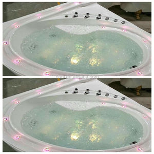 Klassischer Whirlpool <span class=keywords><strong>Massage</strong></span> Acryl Badewanne mit LED - Product Image 5