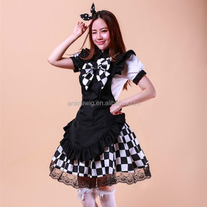 Di alta qualità Lolita ragazze gonna Sexy abito Lolita abito da <span class=keywords><strong>cameriera</strong></span> Anime Nyaruko Cosplay Costume di Halloween Sexy Costume - Product Image 4