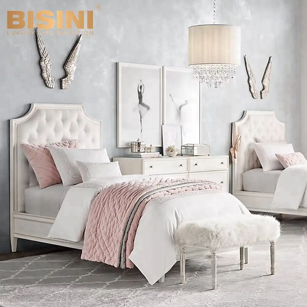 Bisini в американском стиле с рисунком в виде деревянные односпальные кровати, девушка спальня близнецов кровать BF07-10297