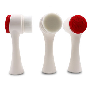 <span class=keywords><strong>Brosse</strong></span> faciale classique en Nylon et Silicone, accessoire multifonction 2 en 1, <span class=keywords><strong>pour</strong></span> le nettoyage en profondeur des pores, <span class=keywords><strong>pour</strong></span> maquillage - Product Image 3
