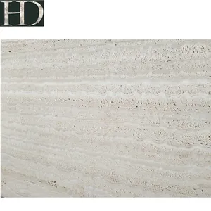 Pelapisan Dinding Travertine Krem Alami Pierres Travertine Klasik Marmore Travertine