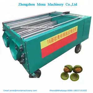 Automatic green walnut/almond sheller/ pistachios peeling machine and washing machine for sale