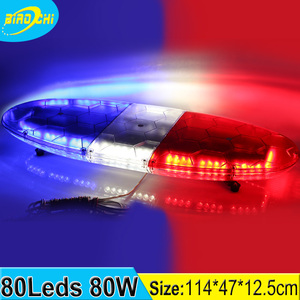 80 W/114 cm policía luces <span class=keywords><strong>de</strong></span> advertencia alta potencia super brillante montaje en techo policía ovalada llevó barra <span class=keywords><strong>de</strong></span> luz - Product Image 3