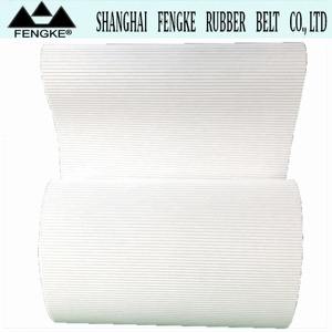 Sabuk Konveyor PVC Putih Pola Papan Cuci Permukaan Kasar untuk Mesin Penyegel - Product Image 5