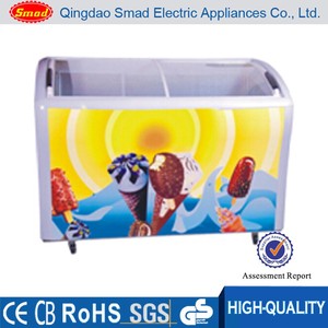 Supermercado escaparate refrigerador congelador comercial supermercado open display del refrigerador de chorro de congelador - Product Image 2
