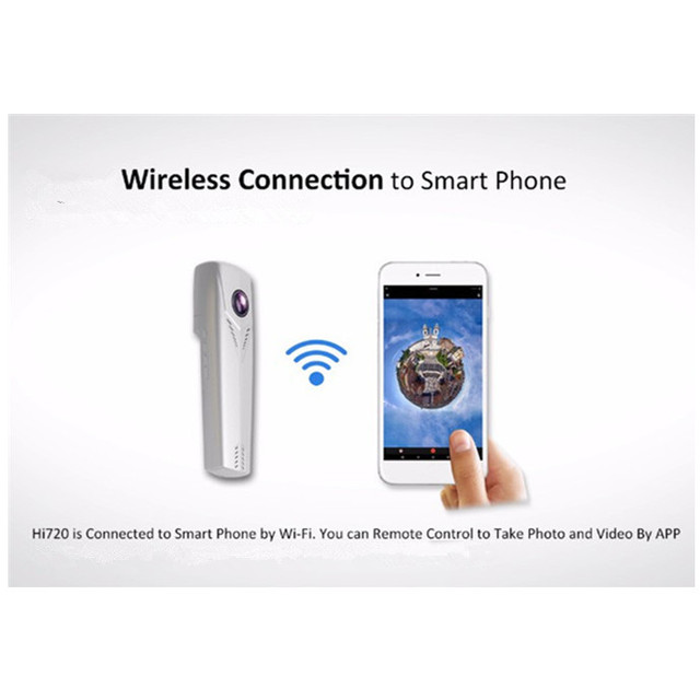 720 Degree Panorama Camera USB Connect Android Phone , Mini Sport VR Camera High Definition