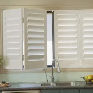 Estándar de ventana de PVC persianas/persianas