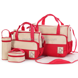 Bolsa de Pañales Multifuncional para Bebé, 5 Piezas, Multicolor - Product Image 6