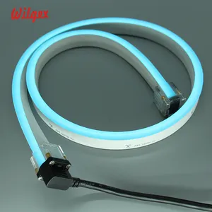 IP68 su geçirmez yüzme havuzu LED şerit bant ışık 10x20mm SMD5050 RGB PWM DMX açık bina dekorasyon neon flex tüp halat