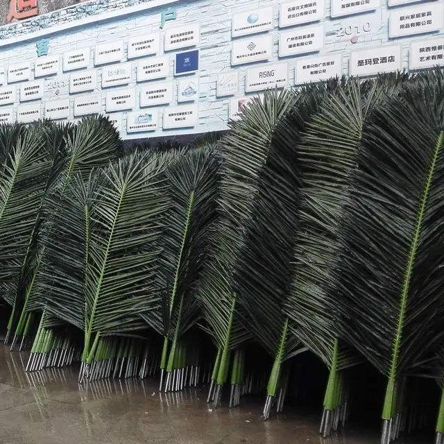 Gefälschte Kokospalmen blätter Dach billige künstliche Palme Blätter künstliche Palme getrocknete Blätter