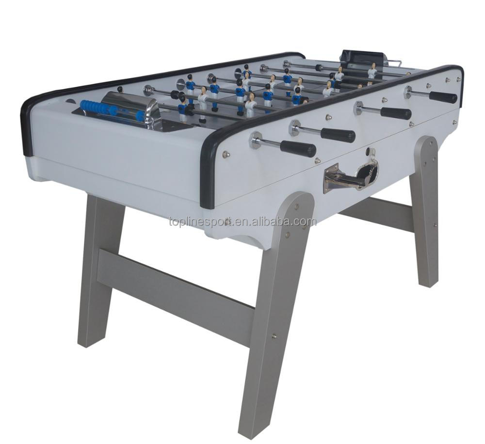 146cm White Coin-operated babyfoot table/Soccer Table/Foosball Table