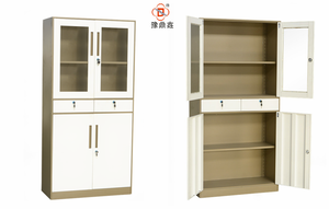 Thiết Kế Hiện Đại Văn Phòng Sử Dụng Lông Cạnh Giữa 2 Có Thể Khóa Ngăn Kéo Kim Loại L Tủ Hồ Sơ - Product Image 3