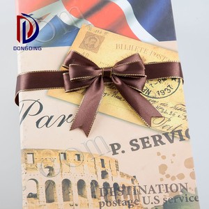 2016 Custom Cuadrado Caja de Regalo Con la <span class=keywords><strong>Pajarita</strong></span> Púrpura con phnom penh - Product Image 4