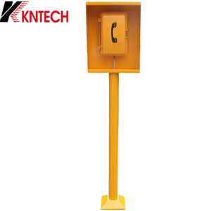 Cabina Telefonica di Emergenza SOS per Piattaforme Ferroviarie con Colonna di Supporto, Telefono Antivandalismo - Product Image 6