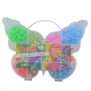 Butterfly Rubber Band with Weaver loom rubber band doll accessories wholesale in China