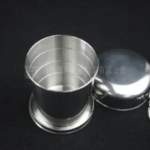 Hot Selling Opvouwbare Metalen Cup/Rvs Inklapbare Mok