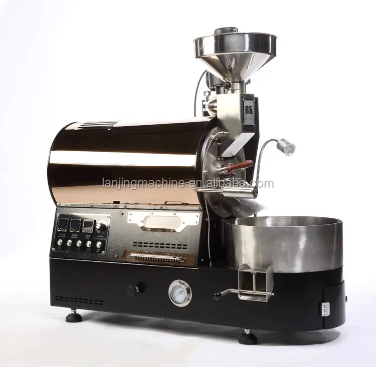Hot menjual biji mesin penggorengan/coffee bean roaster BK-2kg