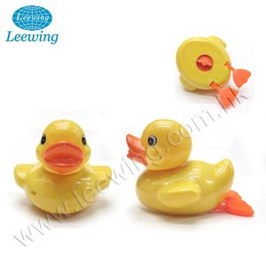 Pato de Goma Amarillo para Nadar, Juguete de Baño de Cuerda para Niños - Product Image 1