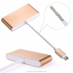 <span class=keywords><strong>USB</strong></span> <span class=keywords><strong>C</strong></span> AdapteHub Tipo <span class=keywords><strong>C</strong></span> <span class=keywords><strong>Multipuerto</strong></span> <span class=keywords><strong>USB</strong></span> 3.1 a <span class=keywords><strong>USB</strong></span> $ NUMBER Cable Adaptador AV Digital - Product Image 2