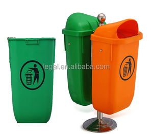 plastic recycle bin twins bin wall mounted trash can