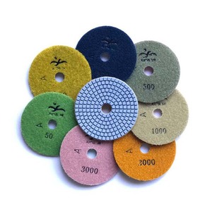 Nass 4 zoll grinder marble sharp polieren <span class=keywords><strong>pad</strong></span> - Product Image 1