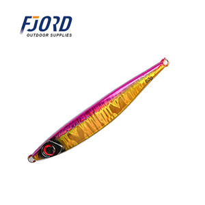 FJORD 뜨거운 판매 100g 지그 루어 느린 금속 낚시 인공 미끼 리드 수직 지그 느린 침몰 후크 CN;SHN - Product Image 4