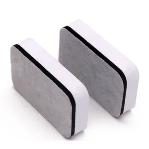 Custom Logo Non-woven Auto White EVA Compound Glass Ceramic Coating Block Sponge Applicator