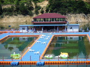 Odular-loating ontoon, ystem, wimming - Product Image 3