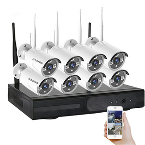 IP66 étanche cctv système <span class=keywords><strong>de</strong></span> <span class=keywords><strong>surveillance</strong></span> wifi sans fil <span class=keywords><strong>8</strong></span> canaux caméras bullet Nvr <span class=keywords><strong>kit</strong></span> - Product Image 6