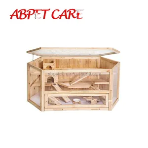 Wooden Large Hamster Rat Pet Pig Rabbit Cage