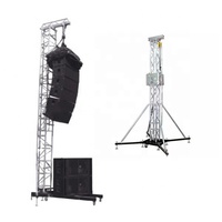 Soporte de Altavoz con Elevación Manual para Eventos, Truss para Altavoces