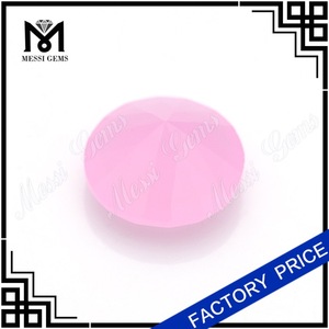 Forma de la piedra preciosa de cristal de cuarzo rosa 10mm ronda - Product Image 5
