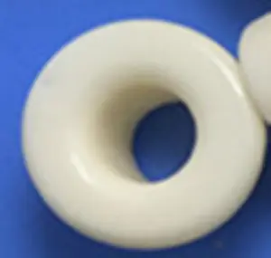 99 alumina wear-resistant fine polishing ceramic eye/eyelet for three-dimensional knitting machine,customizable size