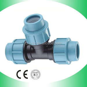 Chất Lượng Tốt Nhất PP Nén Phụ Kiện (<span class=keywords><strong>TEE</strong></span> ELBOW Adapter CAP) - Product Image 6