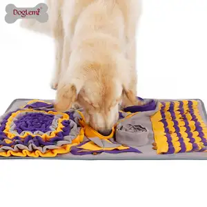 Hond Fleece Mat Hond Pluche Speelgoed Voor Huisdier Snuif Training Snuffle Mat Voor Honden