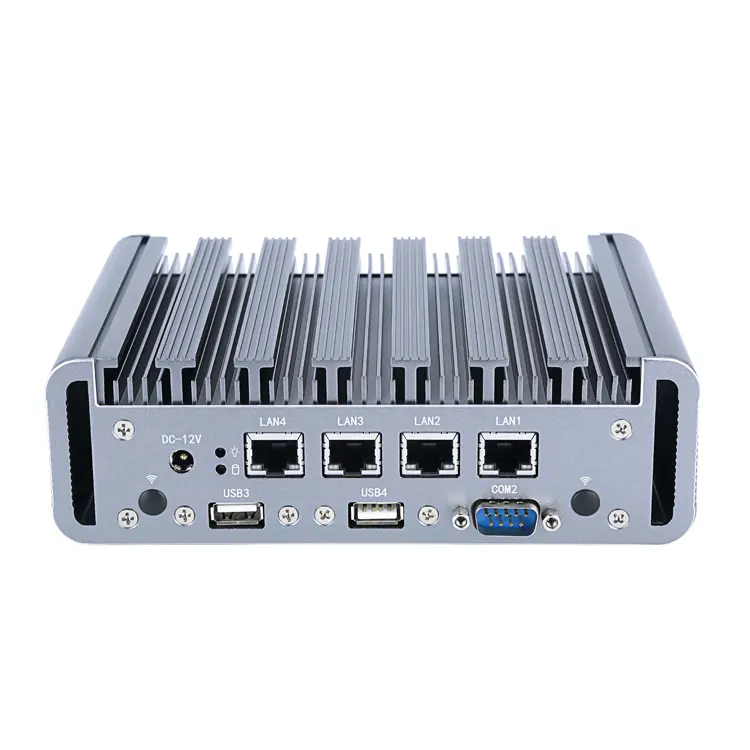 Nuovo disegno pfsense firewall 4 porte lan intel 3855U USB3.0 nuc nano itx mini pc industriale per il router server con VGA HDM