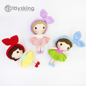 Decoración tan bonita para el hogar, muñeca de ganchillo, juguetes de muñeca <span class=keywords><strong>Kawai</strong></span> Baby Girl - Product Image 5