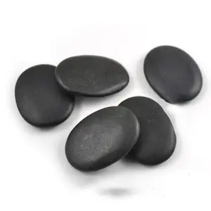 Großer Massage stein Basalt Hot Rocks Ovaler Massage stein - Product Image 1