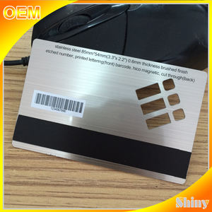 Популярный дизайн моды специальные промо-уф металла принтер карты - Product Image 3
